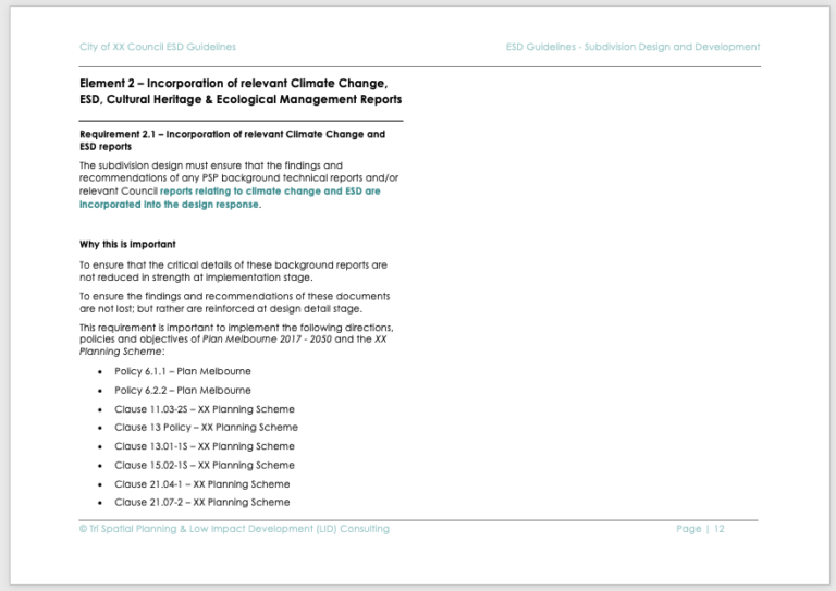 ESD Design guidelines in detail LID Consulting Building