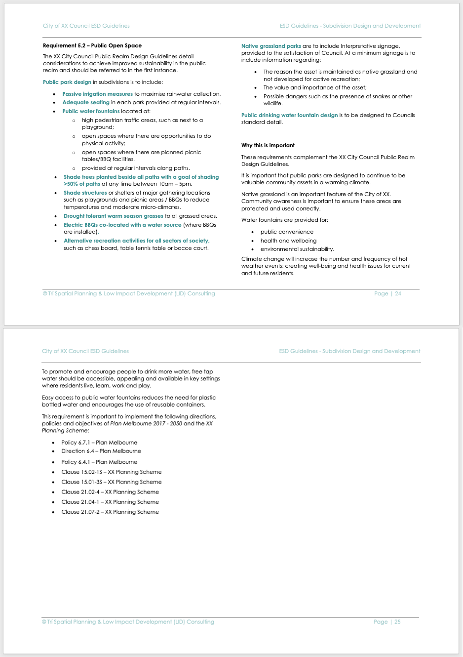 ESD Design guidelines in detail LID Consulting Building