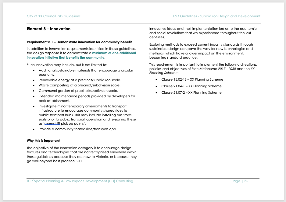 ESD Design guidelines in detail LID Consulting Building