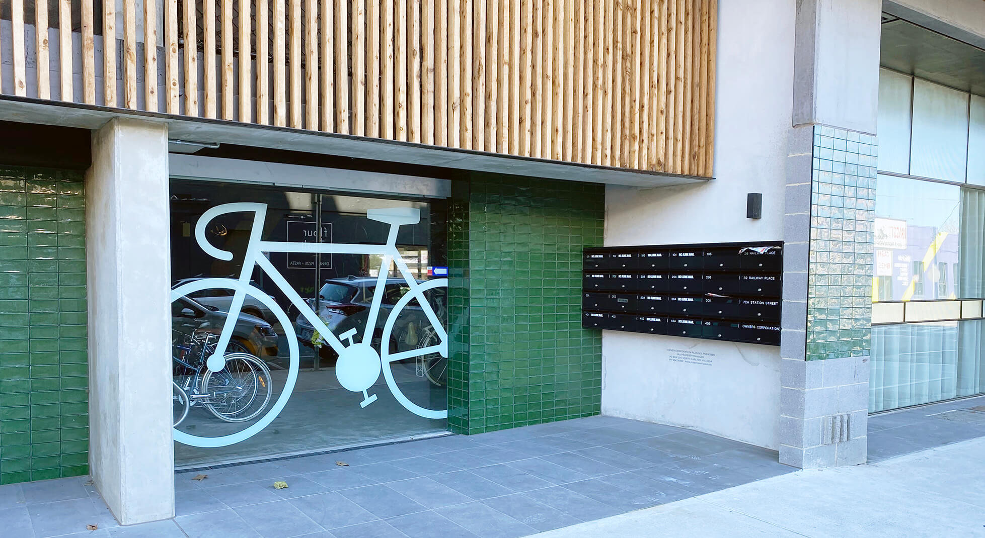 ground floor bike storage